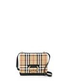 Burberry Small Vintage Check & Leather D-ring Bag