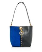 See By Chloe Gaia Suede & Leather Shoulder Bag