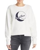 Rag & Bone/jean Moon Logo Graphic Sweatshirt
