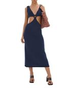 Cult Gaia Bank Knit Cutout Dress