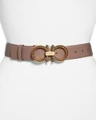 Salvatore Ferragamo Women's Gancini Chain Leather Belt