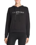 Kenneth Cole Logo Cropped Hoodie