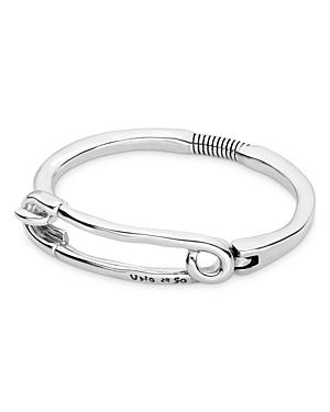 Uno De 50 Infinite Safety Pin Bangle Bracelet