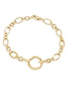 John Hardy 18k Yellow Gold Classic Chain Amulet Collector Link Bracelet