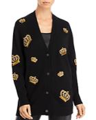 Alice And Olivia Bradford Crown Cardigan Sweater