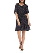 B Collection By Bobeau Alissa Printed A-line Dress