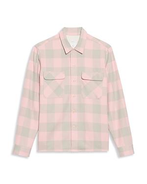Sandro H21 Lumber Buffalo Check Button Down Shirt