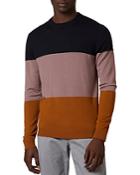Ted Baker Esclate Color-block Crewneck Sweater