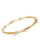 Bloomingdale's Diamond Bezel-set Bangle Bracelet In 14k Yellow Gold - 100% Exclusive