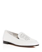 Armani Women's Perforated Apron-toe Loafers