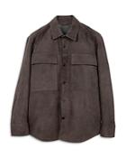President's Tack Suede Regular Fit Overshirt