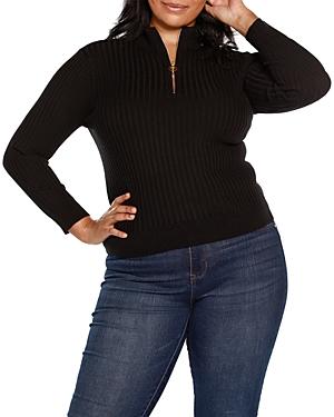 Belldini Plus Half Zip Sweater