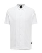 Boss Powell 09 Cotton Mercerized Regular Fit Button Down Camp Shirt