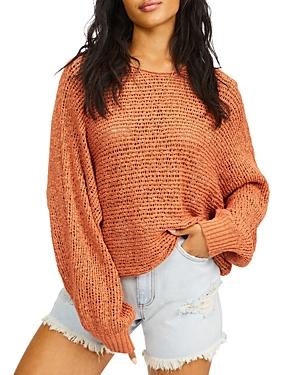 Billabong Forever Golden Open Stitch Sweater