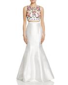 Avery G Embellished-bodice Two-piece Gown