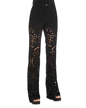 Alberta Ferretti Eyelet Pants