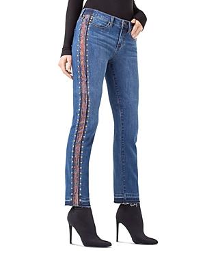 Liverpool Colette Embellished Straight Ankle Jeans In Montauk