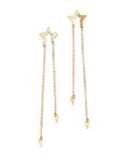 Moon & Meadow Star & Arrow Chain Drop Earrings In 14k Yellow Gold - 100% Exclusive