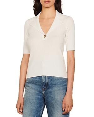 Sandro Jam Ribbed Sweater