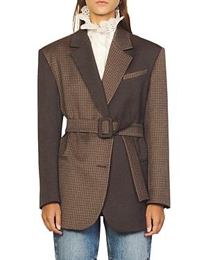 Sandro Sandra Belted Jacket