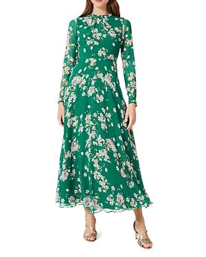 Hobbs London Rosabelle Floral Print Silk Dress
