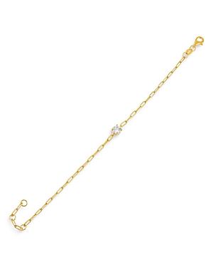 Adinas Jewels Cubic Zirconia Chain Bracelet