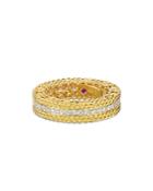 Roberto Coin 18k Yellow Gold Princess Diamond Band