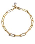 Nadri Lux Pave & Cubic Zirconia Oval Link Bracelet