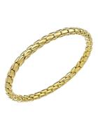 Chimento 18k Yellow Gold Stretch Spring Collection Disc Rope Bracelet