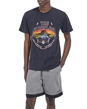 The Kooples Faded Finish Logo Graphic Tee