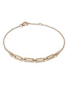 Bloomingdale's Diamond Pave Link Chain Bracelet In 14k Yellow Gold, 0.35 Ct. T.w. - 100% Exclusive