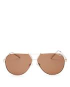 Quay Supernova Aviator Sunglasses, 51mm