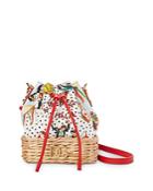 Dolce & Gabbana Printed Woven Bucket Bag