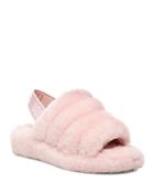 Ugg Women's Fluff Open Toe Fur Slide Slippers