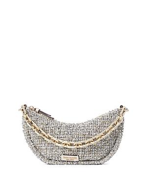 Kate Spade New York Smile Small Metallic Tweed Crossbody