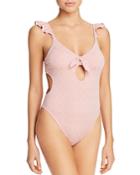 Lucky Brand All The Frills Monokini One Piece Swimsuit