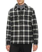 Ted Baker Checkered Wadded Overshirt
