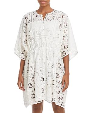 Shoshanna Daisy Mini Caftan Cover Up Dress