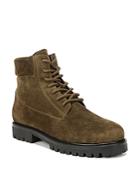 Vince Women's Farley Suede Lace Up Combat Boots