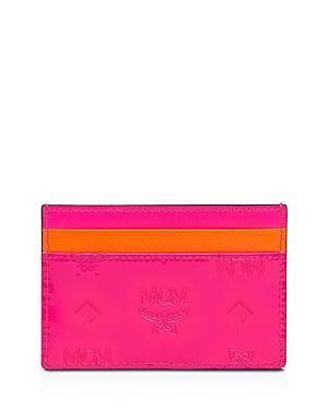 Mcm Klara Monogrammed Leather Card Case