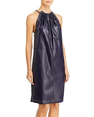 3.1 Phillip Lim Sleeveless Faux Leather Dress