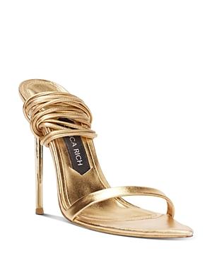Jessica Rich Women's Rich Wrap Tie Ankle Stiletto Sandals