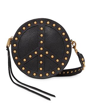 Rebecca Minkoff Peace Leather Circle Crossbody