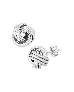 Bloomingdale's Sterling Silver Twisted Love Knot Stud Earrings - 100% Exclusive