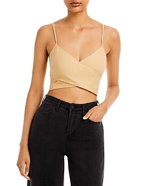 Derek Lam 10 Crosby Gianna Bustier Wrap Cropped Top