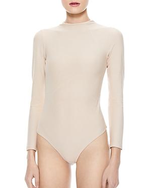 Alice And Olivia Becker Mock Neck Bodysuit