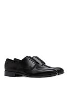 Salvatore Ferragamo Men's Gancini Leather Derby Shoes
