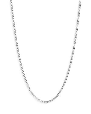 John Hardy Sterling Silver Classic Curb Thin Chain Necklace, 24