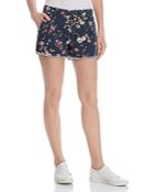 Sundry Frayed Floral Shorts