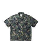 Gramicci Shell Nylon Dwr Regular Fit Button Up Camp Shirt